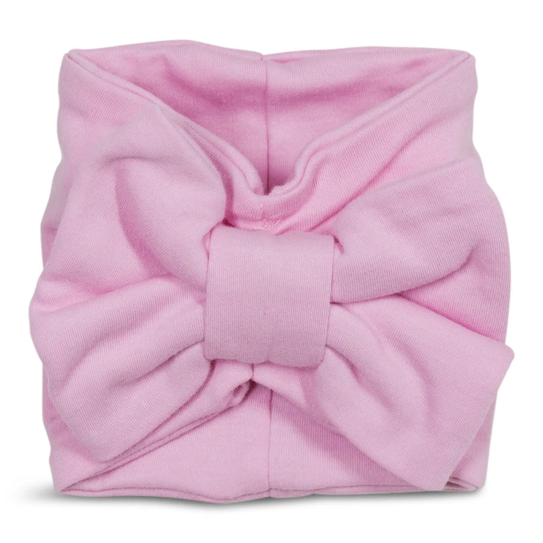 Pink oversized bow headband