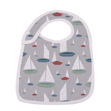 Load image into Gallery viewer, Ocean tides bamboo snap bibs