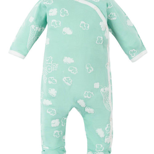 Popcorn Side Snap Footie