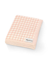 Load image into Gallery viewer, Check cotton swaddle receiving blanket