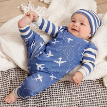 Load image into Gallery viewer, Baby boy airplane romper