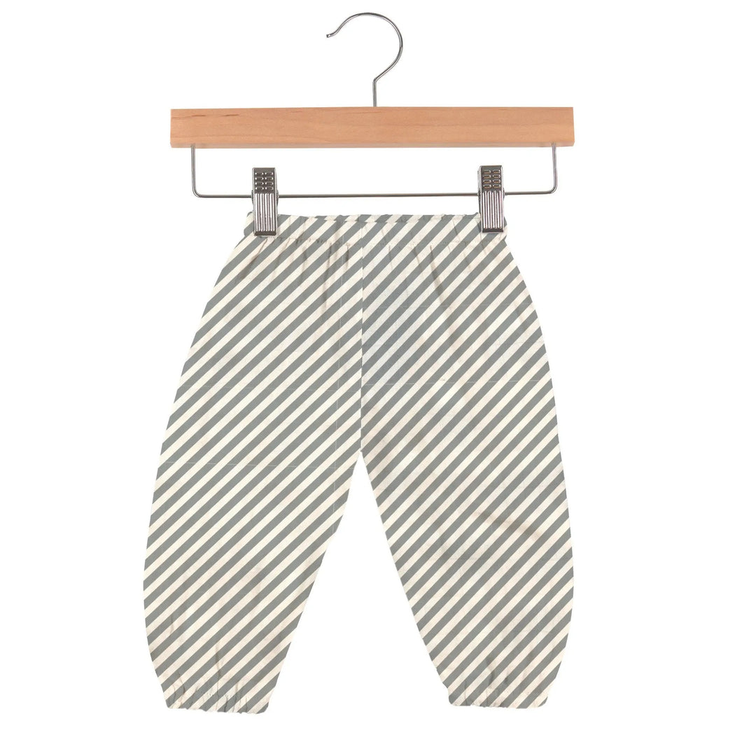 Finely stripe bamboo pants