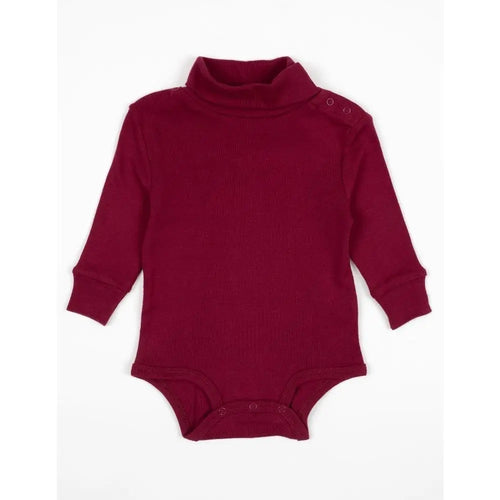 Maroon Turtleneck Onesie