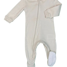 Load image into Gallery viewer, Baby grey footed baby suit