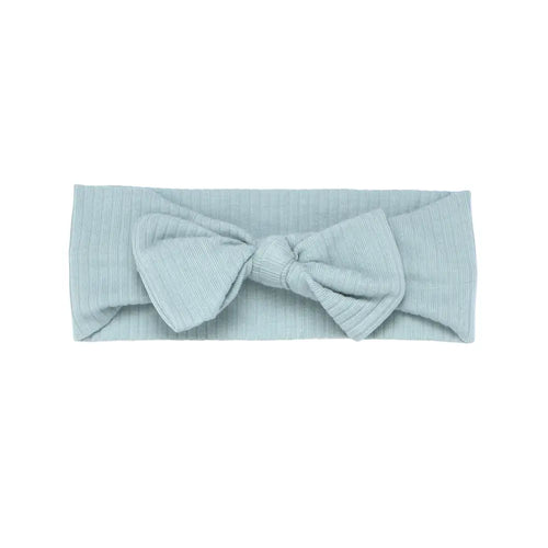Ribbed Knot Headband Blissful Blue