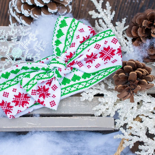 Fair Isle Bow Knot